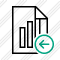 File Chart Previous Icon