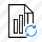 File Chart Refresh Icon