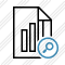 File Chart Search Icon