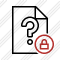 File Help Lock Icon