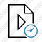 File Movie Clock Icon