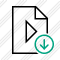 File Movie Download Icon