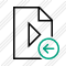 File Movie Previous Icon