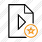 File Movie Star Icon