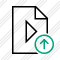 File Movie Upload Icon