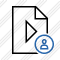 File Movie User Icon