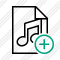 File Music Add Icon