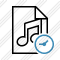 File Music Clock Icon