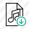 File Music Download Icon