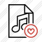 File Music Favorites Icon