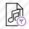 File Music Filter Icon