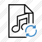 File Music Refresh Icon