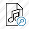 File Music Search Icon