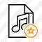 File Music Star Icon