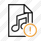 File Music Warning Icon