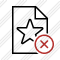 File Star Cancel Icon