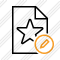 File Star Edit Icon