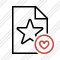 File Star Favorites Icon