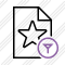 File Star Filter Icon