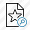 File Star Search Icon