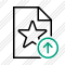 File Star Upload Icon