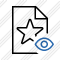 File Star View Icon