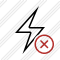 Flash Cancel Icon