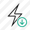 Flash Download Icon