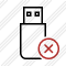 Flash Drive Cancel Icon