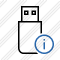 Flash Drive Information Icon