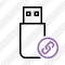 Flash Drive Link Icon