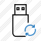 Flash Drive Refresh Icon