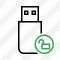 Flash Drive Unlock Icon