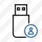 Flash Drive User Icon