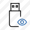 Flash Drive View Icon