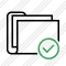 Folder Documents Ok Icon