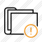 Folder Documents Warning Icon