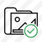 Folder Gallery Ok Icon