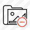 Folder Gallery Remove Icon