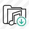 Folder Music Download Icon