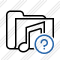 Folder Music Help Icon