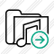 Folder Music Next Icon