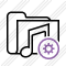 Folder Music Settings Icon