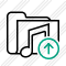 Folder Music Upload Icon