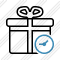 Gift Clock Icon