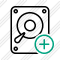 Hard Drive Add Icon