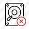 Hard Drive Cancel Icon