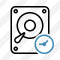 Hard Drive Clock Icon