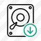 Hard Drive Download Icon