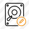 Hard Drive Edit Icon